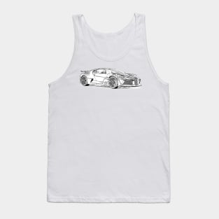 Divo Supercar Racing Wireframe Tank Top